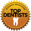 Phoenix Magazine Top Dentists badge