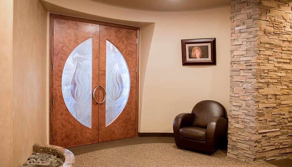 Dental office entry doors
