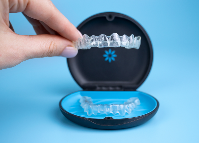 Invisalign in tray